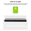 Load image into Gallery viewer, Winston Small Elevated Wooden Pet Bed with Plush Mattress, White