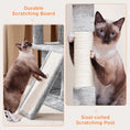 Load image into Gallery viewer, 36In Cat Tree Cat Tower Play House Climber Stand Furniture with Scratching Post, Plush Perch, Dangling Ball, Two Condo and Ramp, Suit for Kittens, Cats and Pet
