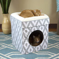 Load image into Gallery viewer, Large Cat Bed, Stackable Cat Cube, Indoor Cat House/Cat Condo, Cat Scratcher