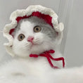 Load image into Gallery viewer, Cute Refined Cat Hat Elastic Autumn Winter Pet Hat Puppy Kittens Knitted Hat Party Photo Shoot Props Decoration Cat Accessories