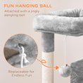 Load image into Gallery viewer, 36In Cat Tree Cat Tower Play House Climber Stand Furniture with Scratching Post, Plush Perch, Dangling Ball, Two Condo and Ramp, Suit for Kittens, Cats and Pet