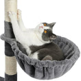 Load image into Gallery viewer, 56" Cat Tree for Indoor Cats Cat Condos for Adult Cats with Padded Plush Perch and Cozy Basket Cat Tower for Large Cats , Gray