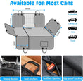 Load image into Gallery viewer, 6-In-1 Dog Car Seat Cover for Back Seat, Waterproof Dog Car Hammock 40/60 Split Dog Seat Cover with Mesh Window and Side Flap Pets Car Seat Protector Dog Backseat Cover for Car, SUV, Truck