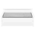 Load image into Gallery viewer, Winston Small Elevated Wooden Pet Bed with Plush Mattress, White