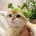 Load image into Gallery viewer, Cute Refined Cat Hat Elastic Autumn Winter Pet Hat Puppy Kittens Knitted Hat Party Photo Shoot Props Decoration Cat Accessories