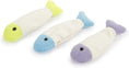 Load image into Gallery viewer, (3 Count) Fish Flop Crinkle Catnip Cat Toys - Multi Color, 3 Count
