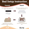 Load image into Gallery viewer, Orthopedic Dog Bed Lounge Sofa Removable Cover 100% Suede Mattress Memory-Foam with Bolster Rim Premium Prestige Edition
