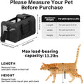 Load image into Gallery viewer, Pet Travel Carrier Soft Sided Portable Bag for Cats, Small Dogs, Kittens or Puppies 17 Lbs Max, Collapsible, Durable, Airline Approved, Travel Friendly (Medium)
