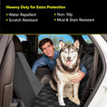 Load image into Gallery viewer, Dog Car Seat Cover with Mesh Window, Heavy Duty Dog Seat Cover for Back Seat, Extra Padded Non-Slip Dog Hammock, Water-Resistant Back Seat Protector for Cars Trucks and Suvs (60" W X 64" L)
