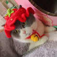 Load image into Gallery viewer, Cute Refined Cat Hat Elastic Autumn Winter Pet Hat Puppy Kittens Knitted Hat Party Photo Shoot Props Decoration Cat Accessories
