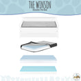 Load image into Gallery viewer, Winston Small Elevated Wooden Pet Bed with Plush Mattress, White
