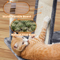 Load image into Gallery viewer, 68.5In Multi-Level Large Cat Condo with Sisal-Covered Platforms Scratching Board & Scratching Posts, Cozy Perches, Stable Cat Tower/Tree Pet Play House, Dark Gray
