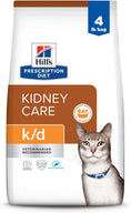 Load image into Gallery viewer, K/D Kidney Care Ocean Fish Dry Cat Food, Veterinary Diet, 4 Lb. Bag
