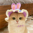 Load image into Gallery viewer, Cute Refined Cat Hat Elastic Autumn Winter Pet Hat Puppy Kittens Knitted Hat Party Photo Shoot Props Decoration Cat Accessories
