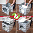 Load image into Gallery viewer, Large Cat Bed, Stackable Cat Cube, Indoor Cat House/Cat Condo, Cat Scratcher
